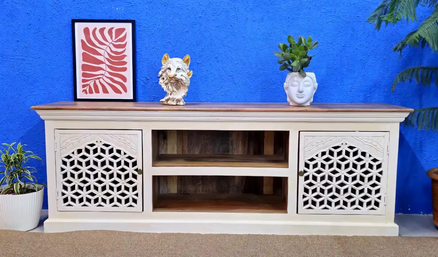 Mango Wood TV Cabinet